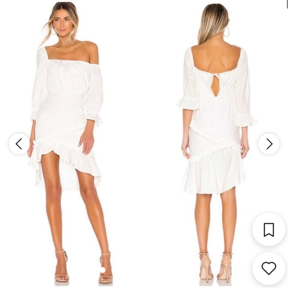MAJORELLE Avalyn Mini Dress in White